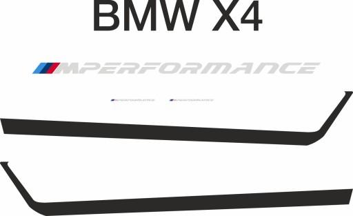 Наклейки на BMW X4 Performance LONG TERM FILM