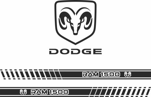 Наклейки на Dodge RAM пикап тюнинг высокое качество