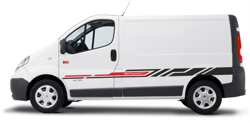 Наклейки на Renault Trafic Opel Vivaro L1 New Line SPORT 2 цвета