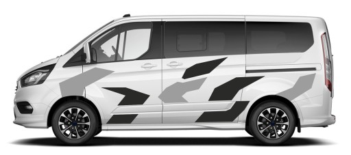 Бічні наклейки Ford Transit Custom CAMO