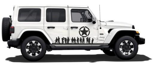 Наклейки JEEP WRANGLER Band of Brothers