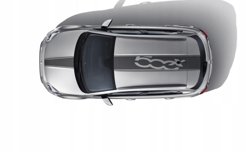 Наклейки на капот и крышу Fiat 500X