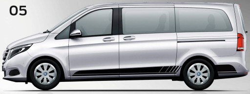 Автонаклейки на Mercedes Vito Viano Sprinter V-Class 05