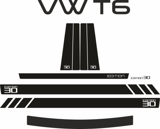 Набор стикеров VW T6 edition 30