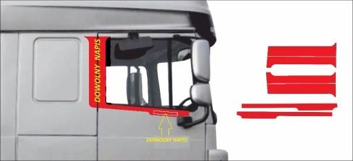 Наклейки на дверний стовп DAF XF 95 105 106