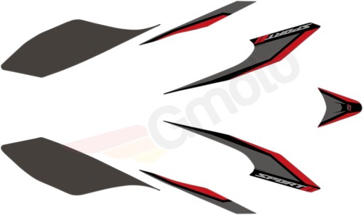 K47493 - Наклейки шпону Uniracing Honda NSS 125/300