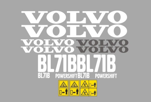 123 - Наклейки VOLVO BL71B