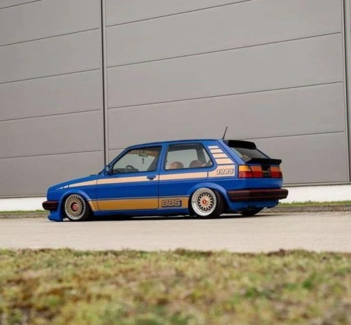 Наклейки на боковые полосы Golf mk2 GTi 16V *ВАРИАНТ 2*