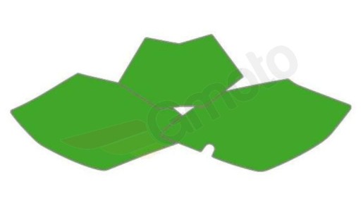 3B02/000008 - Наклейки на стартову дошку Blackbird Beta RR, зелені