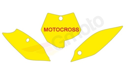 3520/000007 - Blackbird KTM блакитні наклейки на стартову дошку