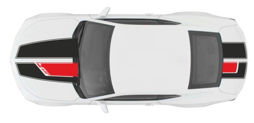 Тюнінг наклейки Нашивки на капот і люк Chevrolet Camaro 02