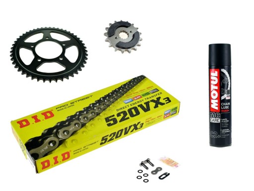 Привід Honda Varadero XL 125 приводний комплект DID