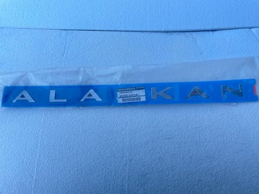 Наклейка-эмблема с надписью Renault ALASKAN New Original 934955JH0A