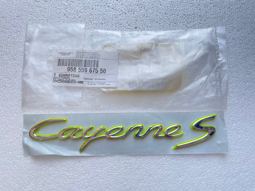 95855967550 - Надпись эмблема значок PORSCHE CAYENNE S 958 HYBRID 958 559 675 50