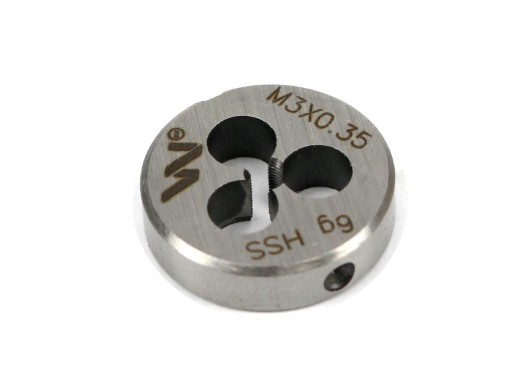 Матриця для метричної тонкої різьби DIN223 M3X0.35 Waryński