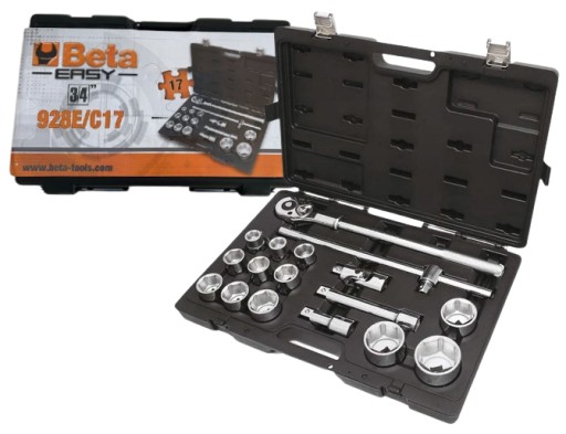 Насади 3/4 набір 22-55 мм з аксесуарами Beta Worker 928E/C17