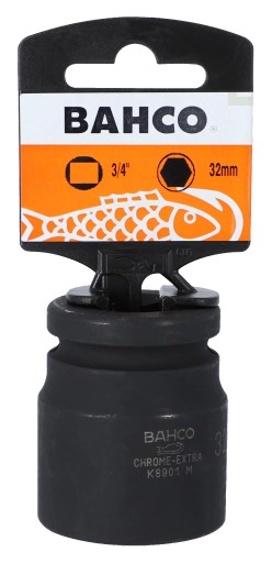 Ударная шестигранная головка 3/4 дюйма 19 мм BAHCO