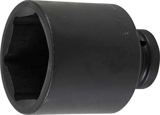 Гніздо ударне шестигранне, глибоке | 25 мм (1 дюйм) | 70 мм