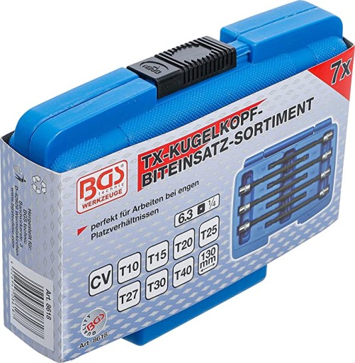 Головки Torx T10-T40, 7 шт.