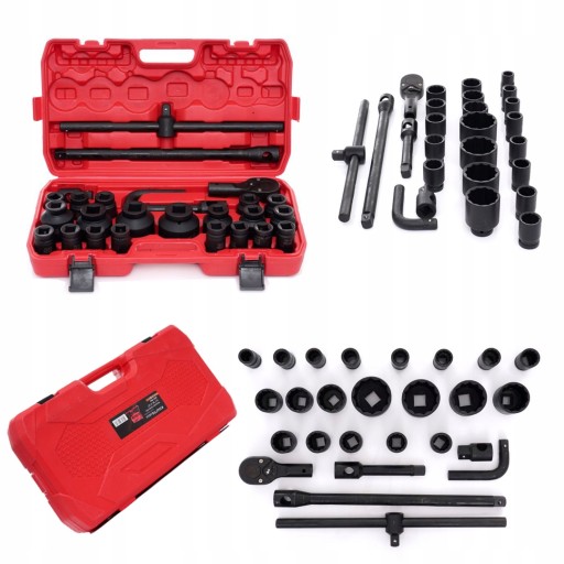 Усиленные ударные головки Ударные гайковерты 3/4 дюйма, 12 УГЛОВЫХ, 26 шт. Kraft&Dele