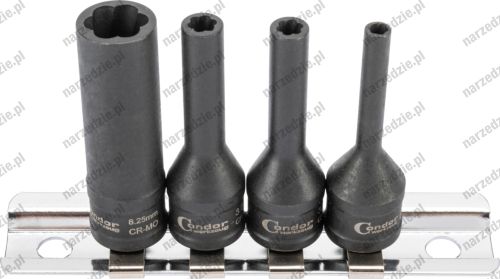 Головки для снятия сломанных свечей накаливания, 4 шт. C.2096A.