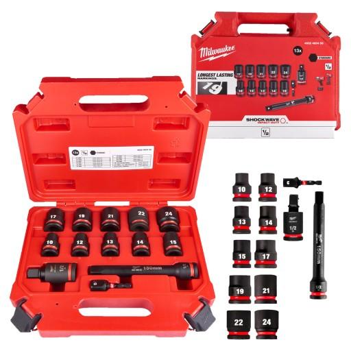 Короткие ударные головки шестигранные 1/2