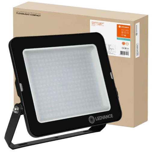 Галогенний Світлодіодний прожектор 180 Вт 6500K чорний LEDVANCE