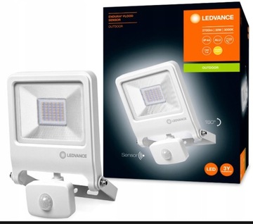 Світлодіодний прожектор 30W 3000K IP44 Білий ПРОЖЕКТОР ENDURA LEDVANCE SENSOR