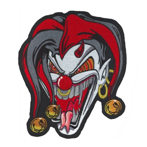 Патч Lethal Threat Jester Face Large 27. 5x26cm