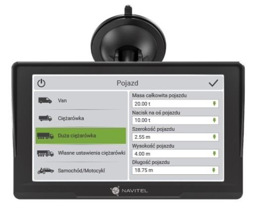 Навітел E777 вантажівка навігація для автомобілів МДП