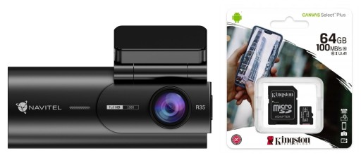 Navitel R35 Full HD Автомобильный регистратор с камерой Wi-Fi + 64 ГБ