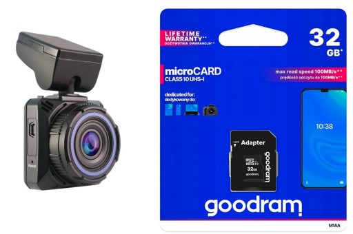 Navitel R600 Автомобильный видеорегистратор с камерой для вождения Видео Full HD+++ 32ГБ