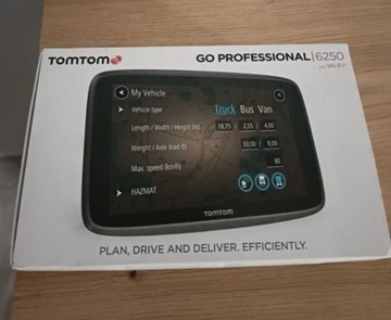 TomTom 6250 Go Профессиональная навигация 6" SIM-карта WiFi BT Камеры контроля скорости Пробки