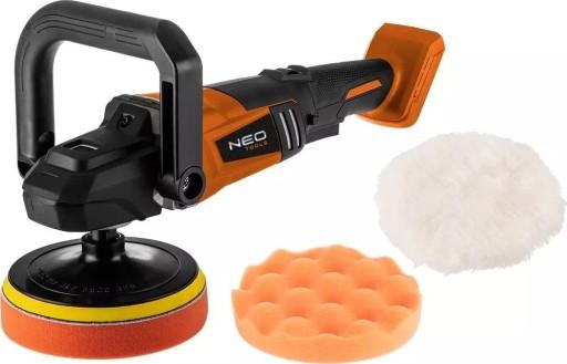 Акумуляторна полірувальна машина Neo Brushless Energy+ 18V, Li-lon, M14 150 мм,