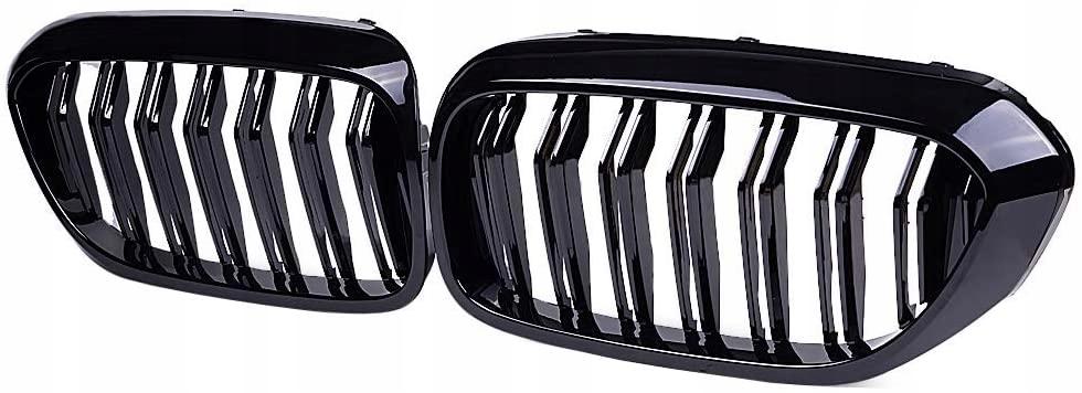 Нирки гриль BMW 5 G30 G31 18-20 чорний глянець