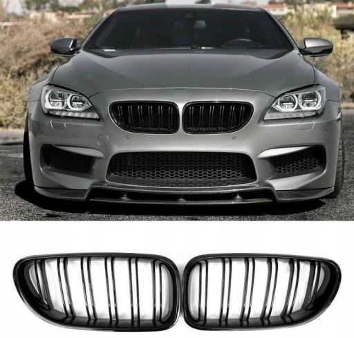 Почки гриль BMW 6 F06 F12 F13 глянцевый черный