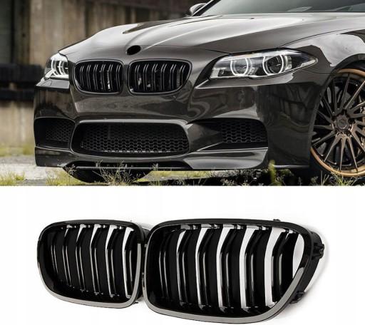 Гриль для почек BMW F10 F11 M5 глянцевый черный