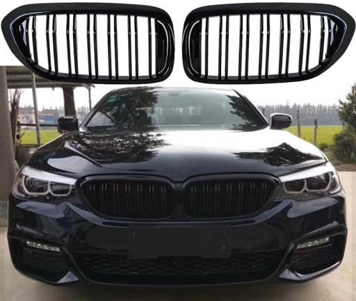 Гриль для почек BMW G30 G31 M5 Look глянцевый черный