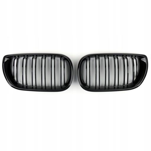 Нирка гриль BMW 3 серії E46 02-04 чорний глянець