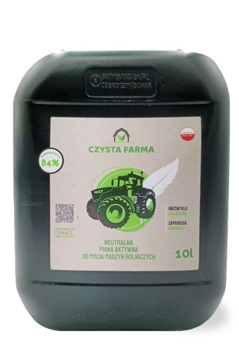 Нейтральна активна піна для миття сільськогосподарської техніки CLEAN FARM 10 л