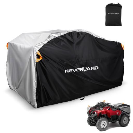 Чохол Neverland Quad, сріблясто-чорний, 256 x 110 x 120 см для зими