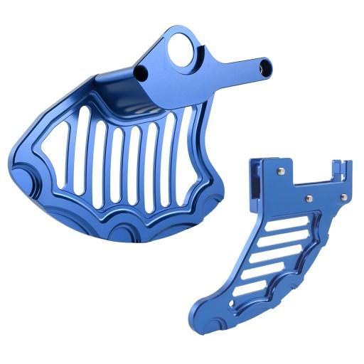 Синяя крышка переднего и заднего тормоза SXF X