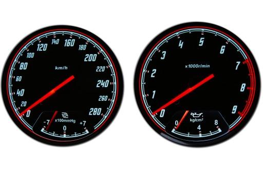 Nissan 300ZX moman диски одометра INDIGLO шаблон 1