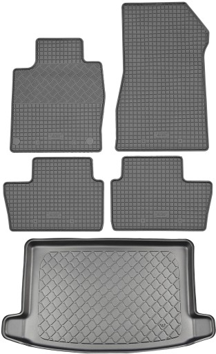 Nissan Juke II F16 SUV 2019 - КОМПЛЕКТ - Коврик в багажник + коврик для ног