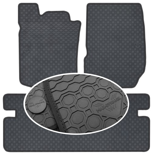 Nissan Micra I K10 1982-1992 гумові килимки PrimeLiner - Чорні