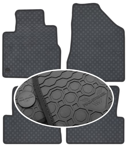 Килимки гумові Nissan Murano II Z51 2009-2014 PrimeLiner - Чорні