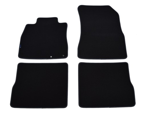 Nissan Note E12 2013 р.в Чорні велюрові килимки - Platinum.