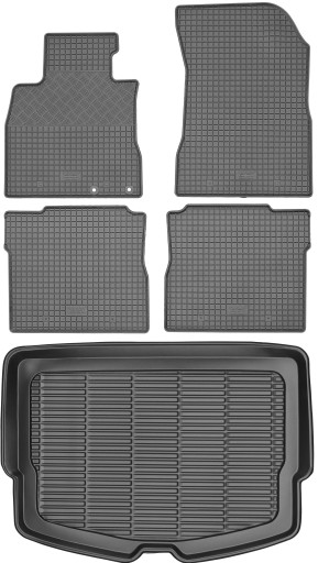 Nissan Note II Hatchback 2013 - КОМПЛЕКТ - Коврики + коврик в багажник