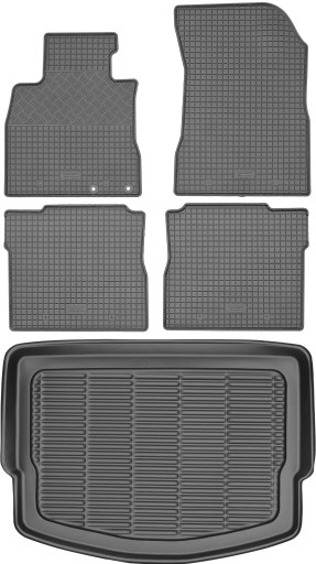 Nissan Note II Hatchback 2013 - КОМПЛЕКТ - Коврики + коврик в багажник