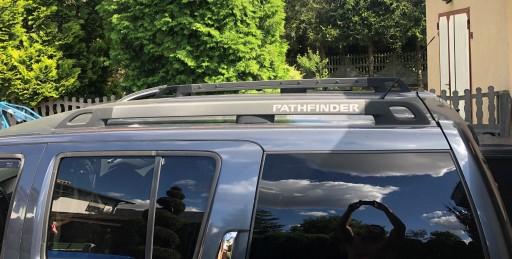 Nissan Pathfinder R51 2010-рейлінги на даху в зборі.